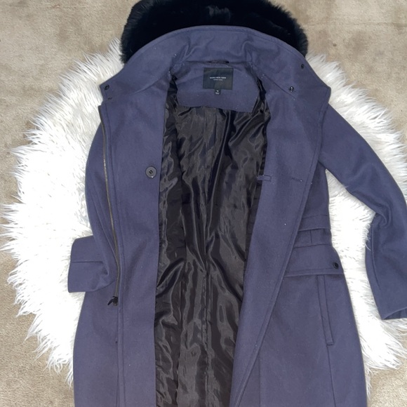 Marc New York Andrew Marc denim wool coat women’s 10 - Picture 5 of 7